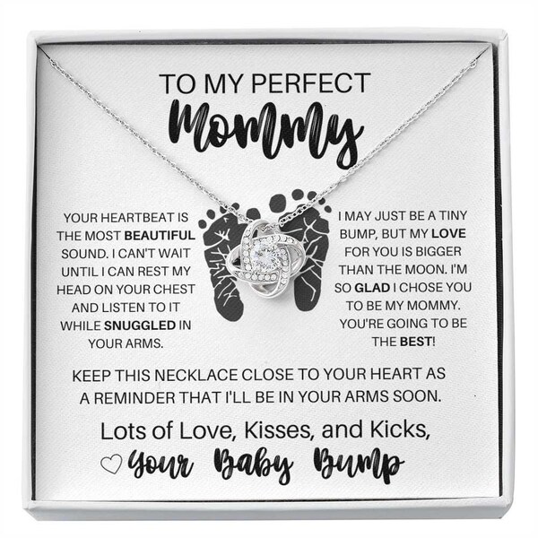 Mommy to Be necklace from your baby bump, perfect gift for mother's day, birthday, baby shower, or just because