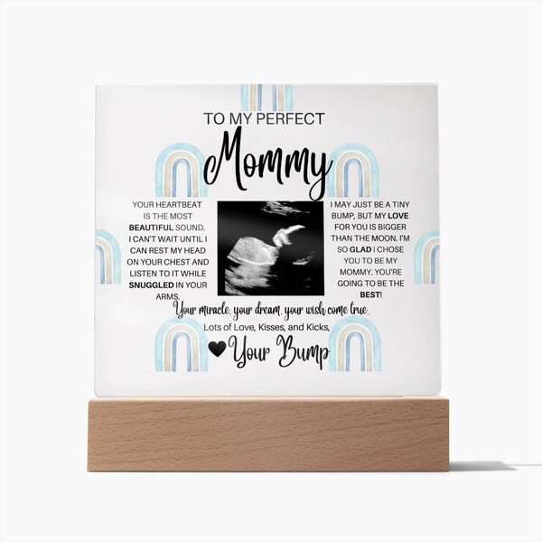 To mommy, from baby bump-customize me!