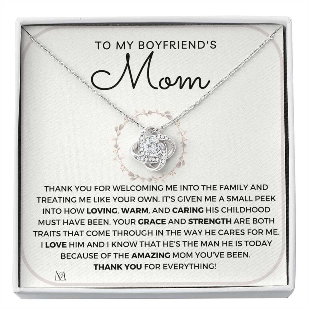 To My Boyfriend's Mom, the Perfect Mother's Day Gift, Birthday Present