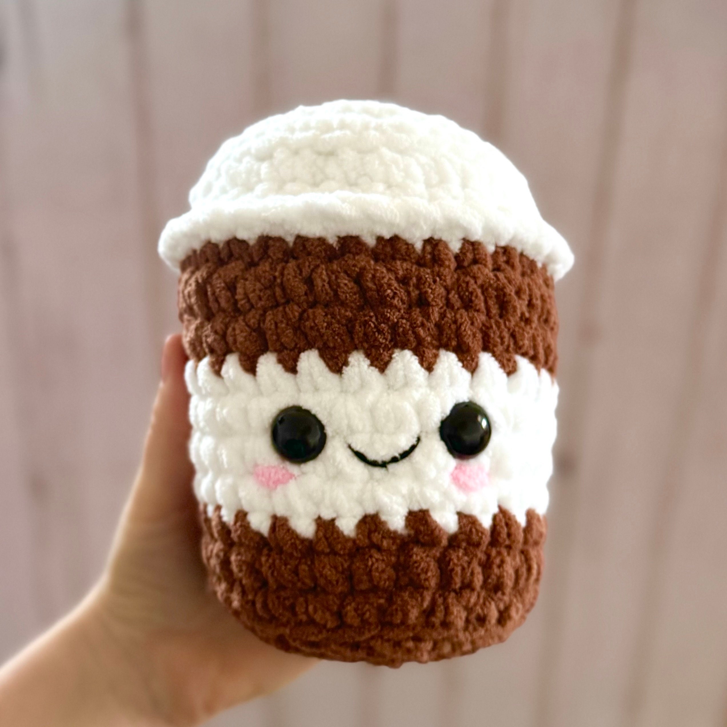 コーヒーカップ - 編みぐるみ編み図テイクアウトドリンク - Etsy 日本