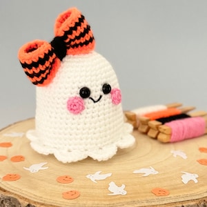 Wendy the Super Spooky Ghost Girl - Downloadable PDF amigurumi crochet pattern