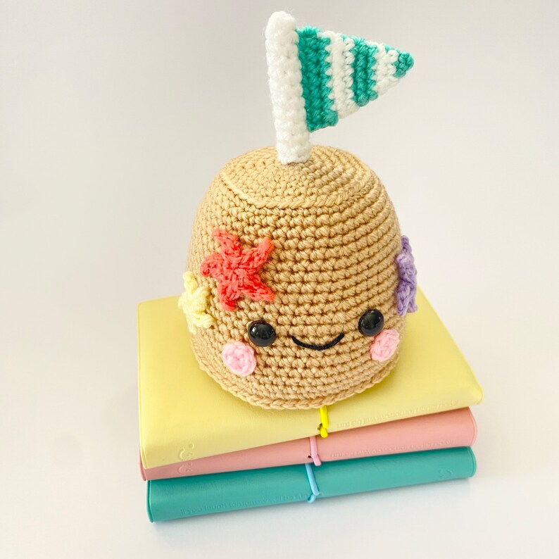 Sandy the Sandcastle - PDF Amigurumi Crochet Pattern Beach Summer - Etsy