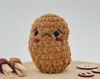 Sad Potato - Amigurumi PDF Crochet Pattern Easy Beginner