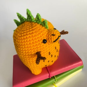 Pineapple Rex - PDF Crochet Pattern Amigurumi Dinosaur T-Rex