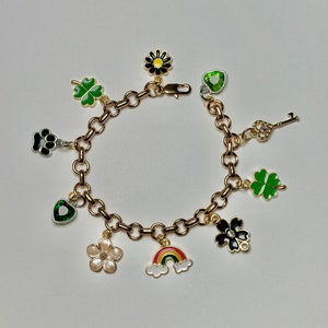 St Patrick’s Day Charm bracelet