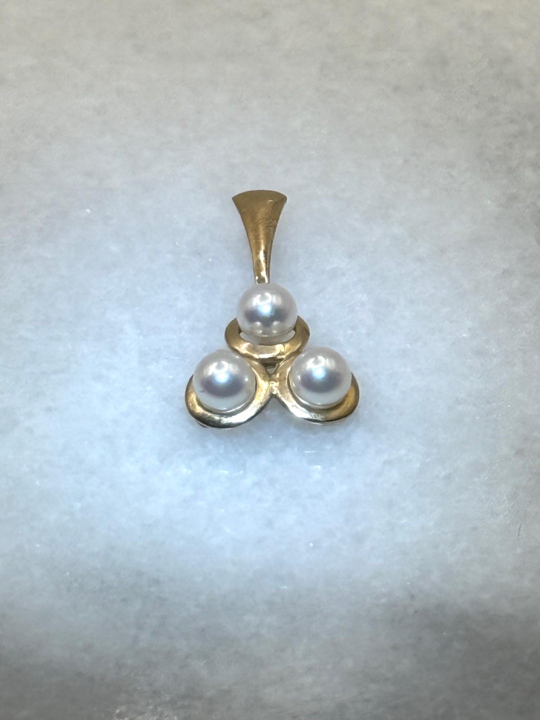 Vintage 14K Akoya Pearl Pendant - Etsy