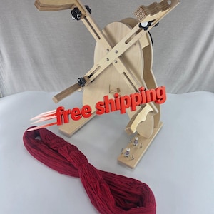 Professionell automatisk garnupplindare, precisionsgarnupplindningsmaskin, justerbar hastighet, stickverktyg