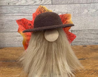 Little Turkey Gnomes|Little Gnomes|Thanksgiving Gnomes|Gnomes with Hats|Gnomes with Shoes|Gnomes|Handmade Gnomes