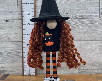 Tall Witch Gnomes|Witch Gnomes|Gnomes with Shoes|Gnomes|Handmade Gnomes
