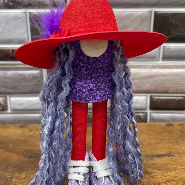 Red Hat Lady Gnomes|Red Hat Gnomes|Gnomes with Hats|Gnomes with Shoes|Gnomes|Handmade Gnomes