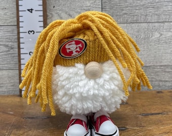 Football Gnomes|Gnomes with Shoes|Small Gnomes|Handmade Gnomes|Gnomes|Handmade Gnomes|Niners|49ers