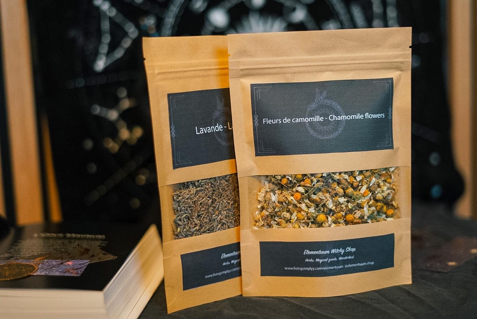 Herbes Médicinales Lavande Séchée et Fleurs de Camomille