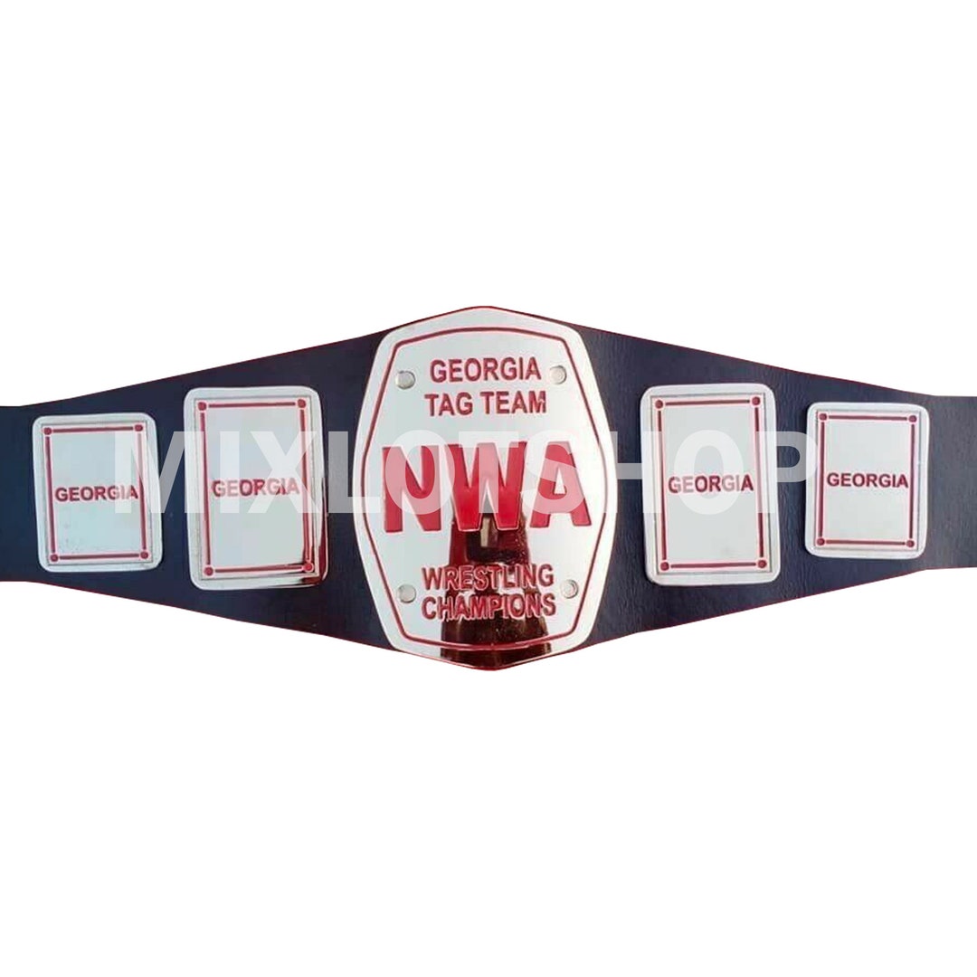 NWA Tag Team Championship Wrestling Title Belt Etsy