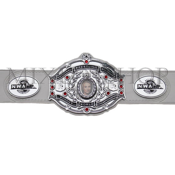 NWA Women's World Championship Wrestling Belt Title Zinc With