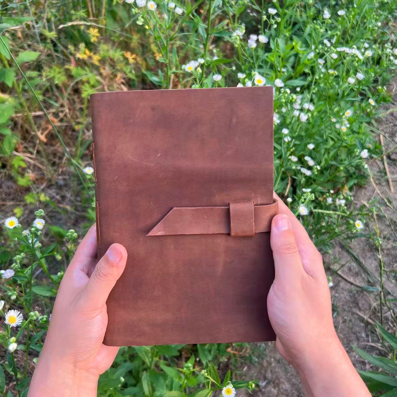 Arthur Morgan’s Journal Replica – Handmade Leather Notebook | Red Dead 2 Inspired Cowboy Diary, Hand-Stitched Journal