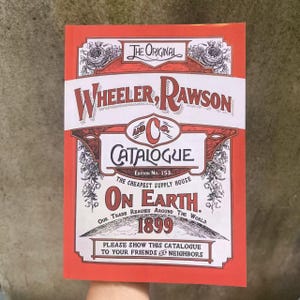 Wheeler Rawson & Co. Catalog Replica – 126 Pages B5 Size, Vintage Game-Inspired Book, Gift for Western Game Fans