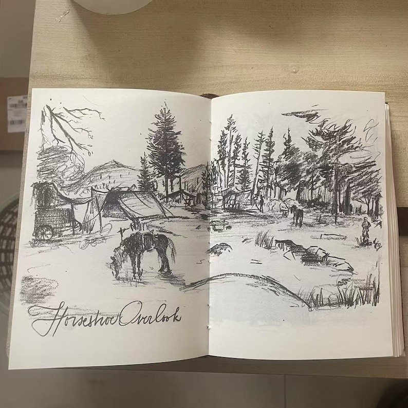 Morgan Handmade Rations Handmade Arthur Morgan Journal Replica - Etsy