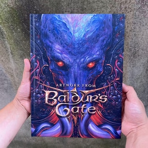 Baldur's Gate 3 Art Book – A4 Hardcover, 191 Pages, Game Art & Design, Gift for RPG Fans