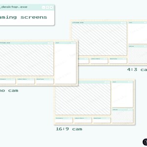 90's Computer Stream Overlay Pack With Animated Starting Screen cozy ...