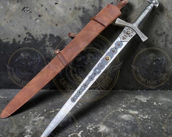 Miquellan Knight’s Sword 39” Metal Replica - Elden Ring Life Size Prop - Haligtree Knight Greatsword