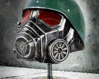 Fallout New Vegas Veteran Ranger Helmet – Deluxe Resin Cosplay Mask | NCR Ranger Helmet for Halloween, Comic-Con