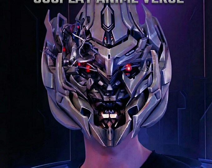 Electronic Megatron Helmet With Voice & Remote Control - Full Face LED ...