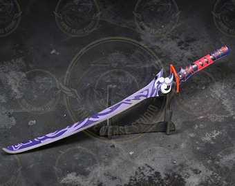 Raiden Shogun Sword Replica - Musou Isshin Full Metal Katana - Genshin Impact Cosplay Prop - Baal Inazuma Sword