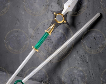 Seven Deadly Sins Metal Spear- 210cm Chastiefol Spear - Life Size Anime Prop Replica