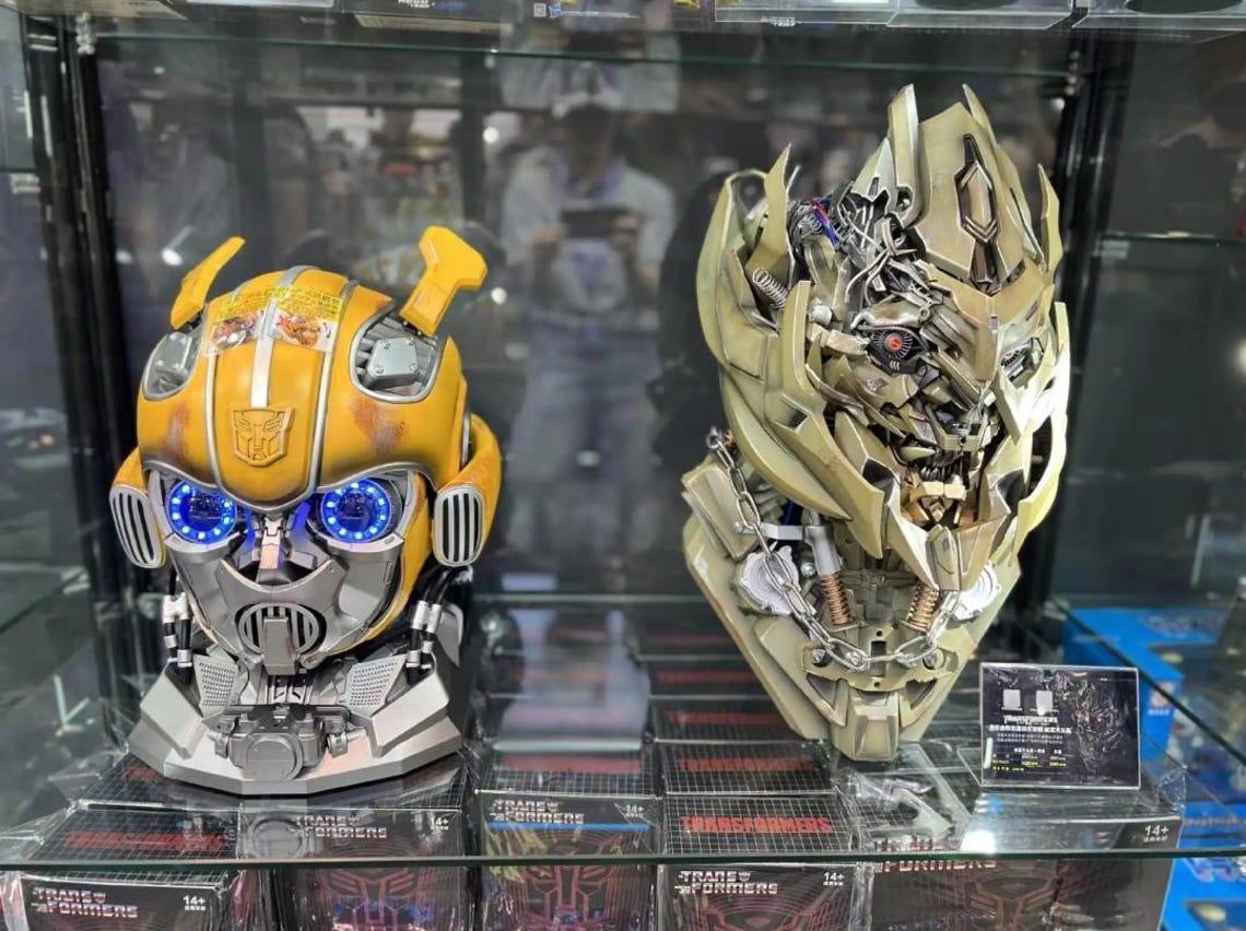 Electronic Megatron Helmet With Voice & Remote Control - Full Face LED ...