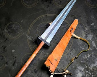 Guts Hawk Raider Sword - 5ft High Carbon Steel Berserk Replica | 60” Golden Age Arc Greatsword | Band of the Hawk Prop