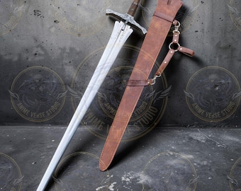 Elden Ring Knight’s Sword 42” Hand Forged Metal Replica - Life Size Full Metal Greatsword - Authentic ER Cosplay Prop