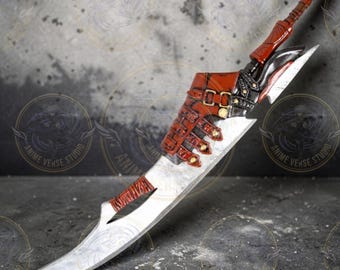 Monster Hunter Wilds Hope Blade Sword – 55” Life Size Cosplay Replica | PVC Anime Weapon Prop for Halloween