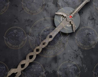 Godslayer Greatsword 45” Metal Replica - Elden Ring Inspired Life Size Prop - Black Flame Greatsword Cosplay