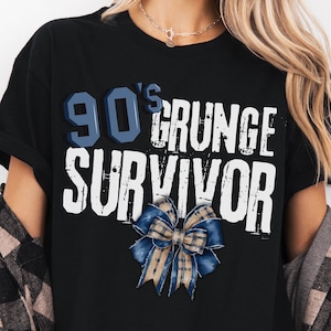 90年代グランジサバイバー | 90年代TシャツPNG | レトログランジpng | 90年代グランジ | 90年代レディースシャツ | 誕生日 | コケット | レトロ90年代png | 女性向け