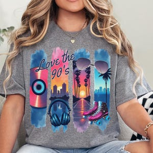 90年代のペイントストロークPNGが大好き | 90年代TシャツPNG | レトロ90年代PNG | 90年代の美学 | 90年代の女性用シャツ | 誕生日 | ヴィンテージ90年代PNG | 女性向け