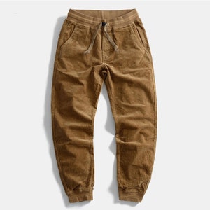 Mens cinched outlet ankle pants