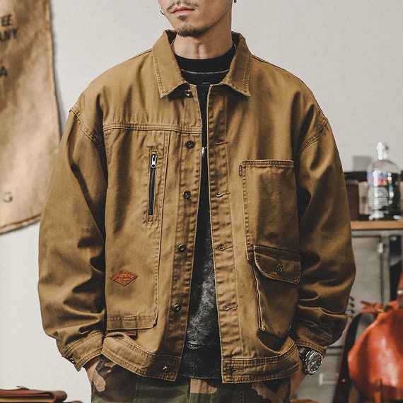 Vintage workwear jacket top