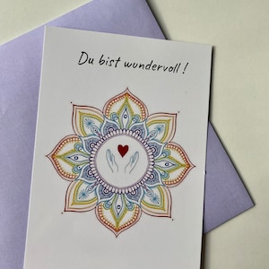 Affirmation card - You are wonderful