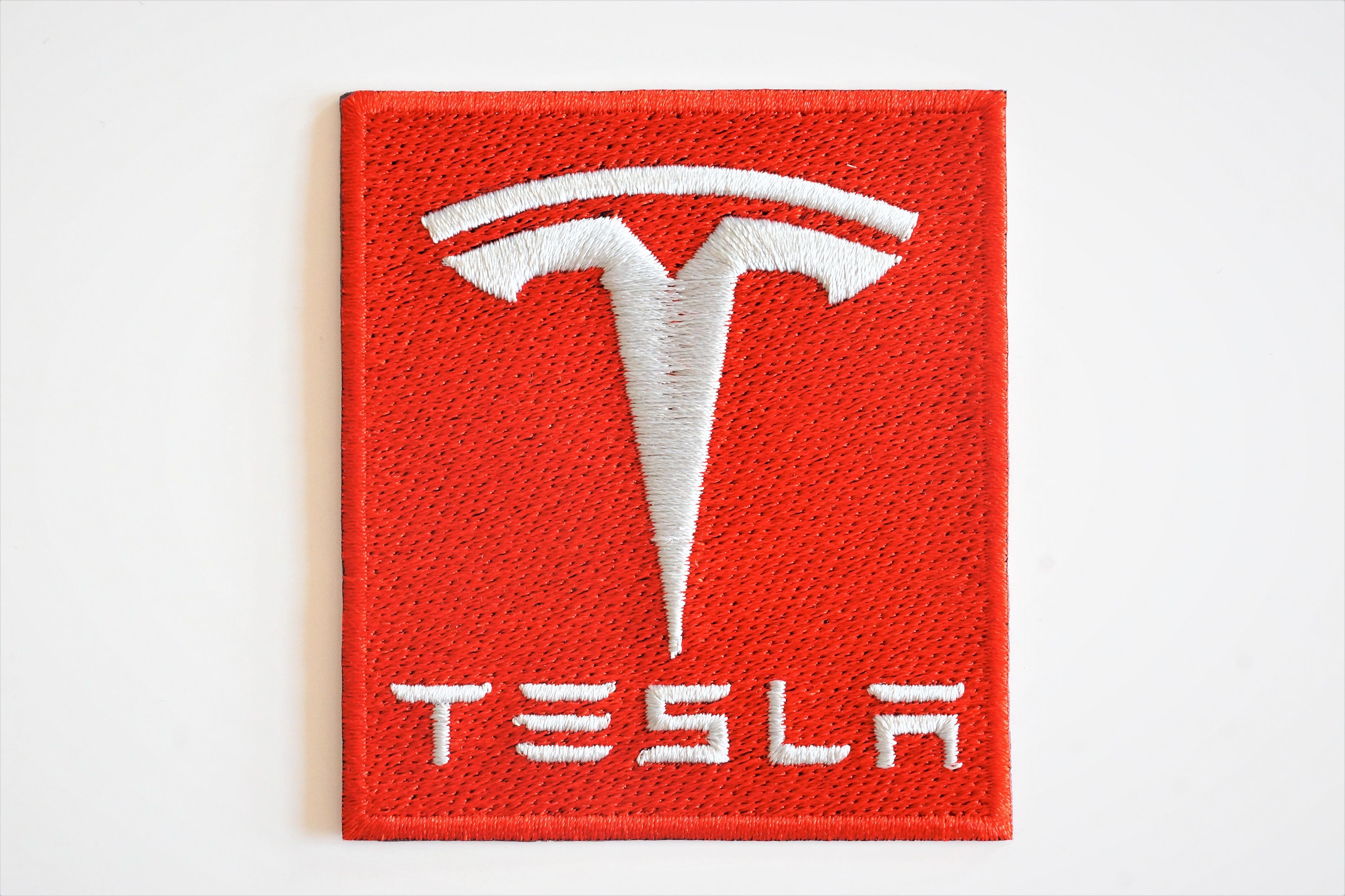 Tesla Logo Red - Etsy
