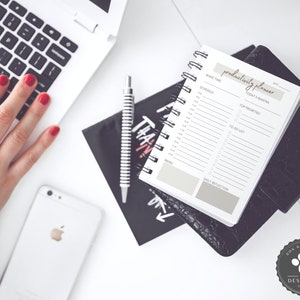 Printable Productivity Planner