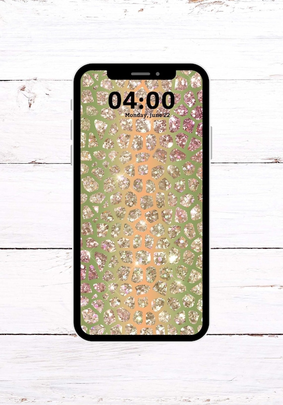 Gold Diamond Snake Phone Wallpaper Etsy