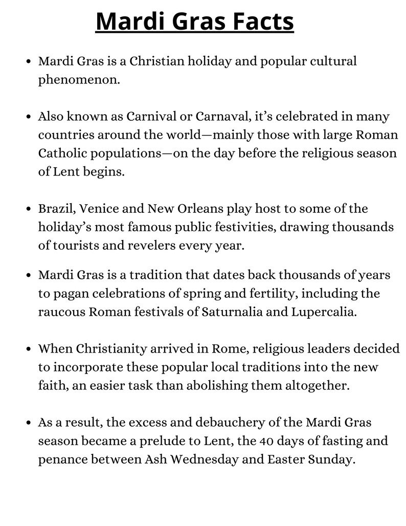 mardi gras phenomenon