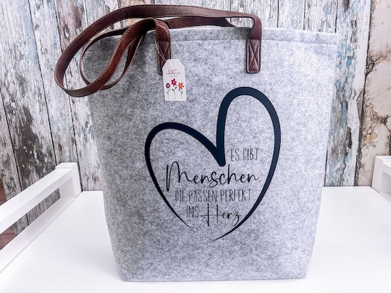 filztasche mit druck