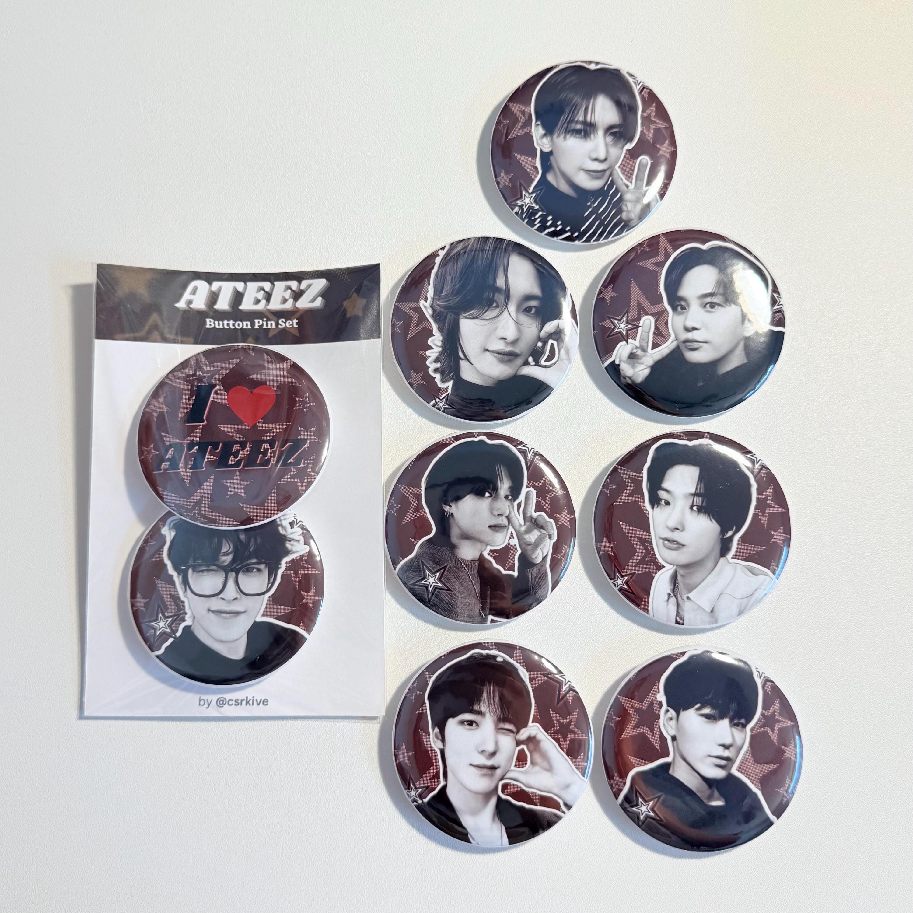 Yunho Ateez Pin - Etsy