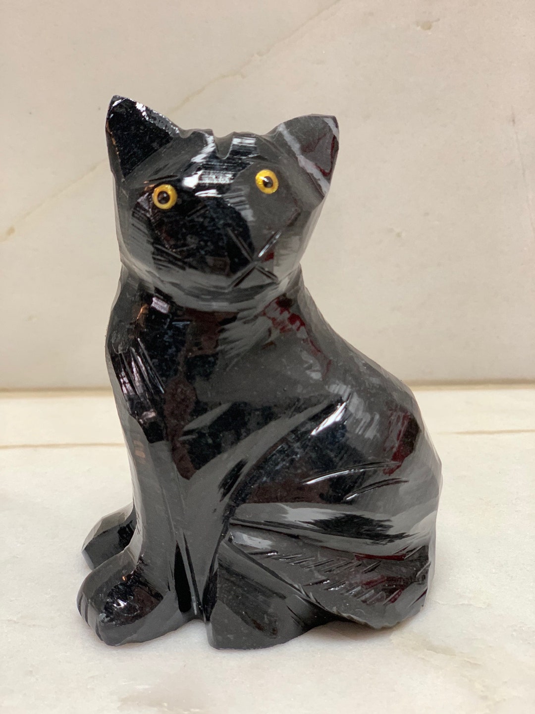 Cat Figurine Etsy