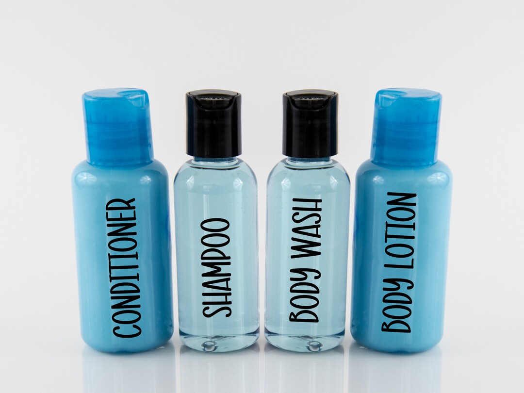 Farmhouse Travel Size Toiletry Labels / Small Bottle Labels / Etsy