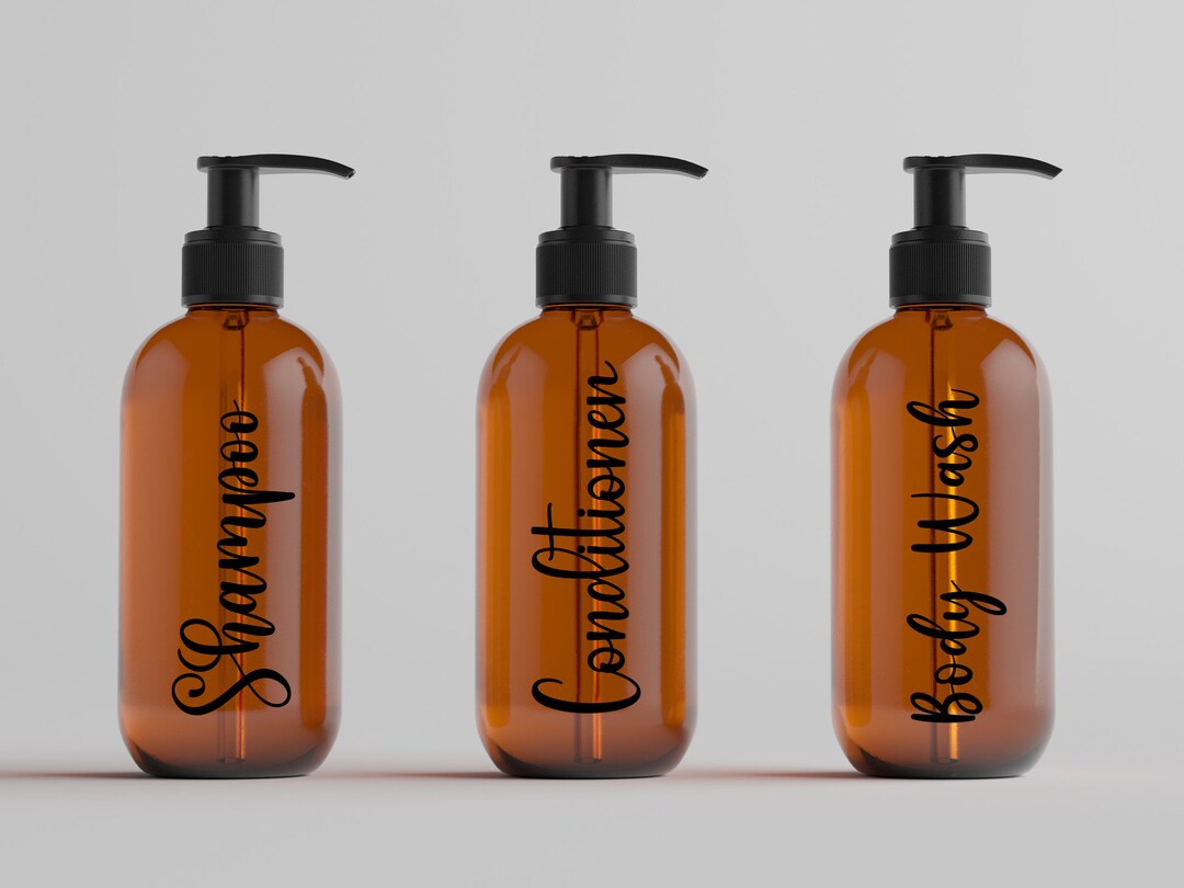 Custom Label Decals for Shampoo Bottles Laptop Water Etsy
