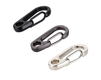 Dimension 9 MF-G-Aaron Mini Novelty Flask with Carabiner Clip Silver Dimension 9 MF-G-Aaron Mini Novelty Flask with Carabiner Clip Silver