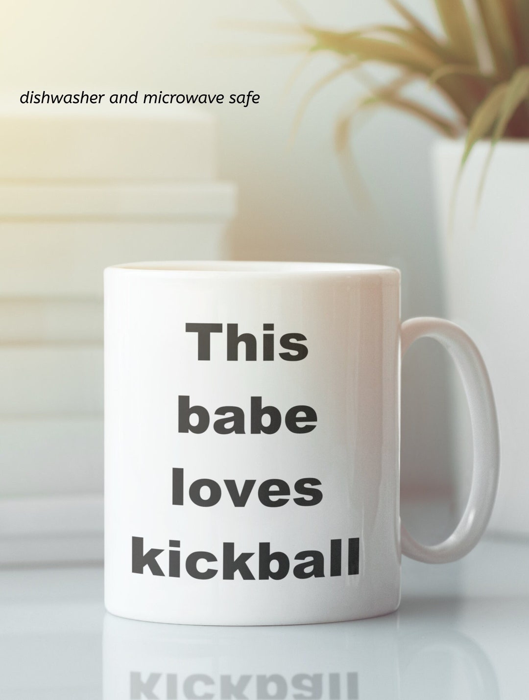 Kickball Coffee Mug Tea Cup Gifts for Female Kickball Players , Soccer