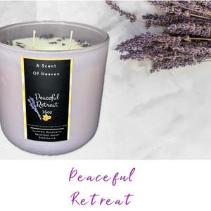 Lavender Candle | Relaxation Candle | Aromatherapy Candle | Gift for her | Essential Oil Candle | Handmade Candle |  Candle Gift| 16oz